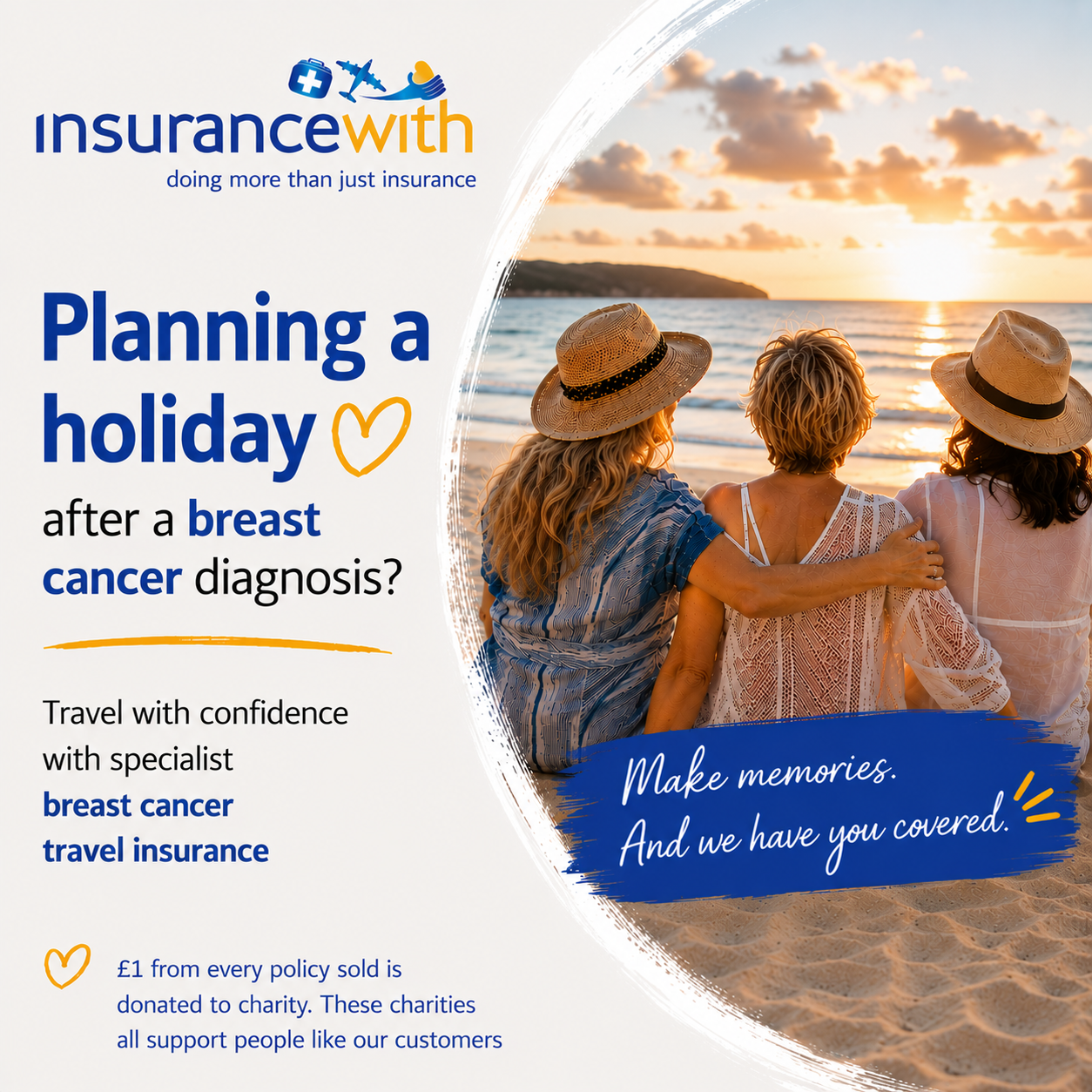 Travelling after breast cancer blog refresh - social post