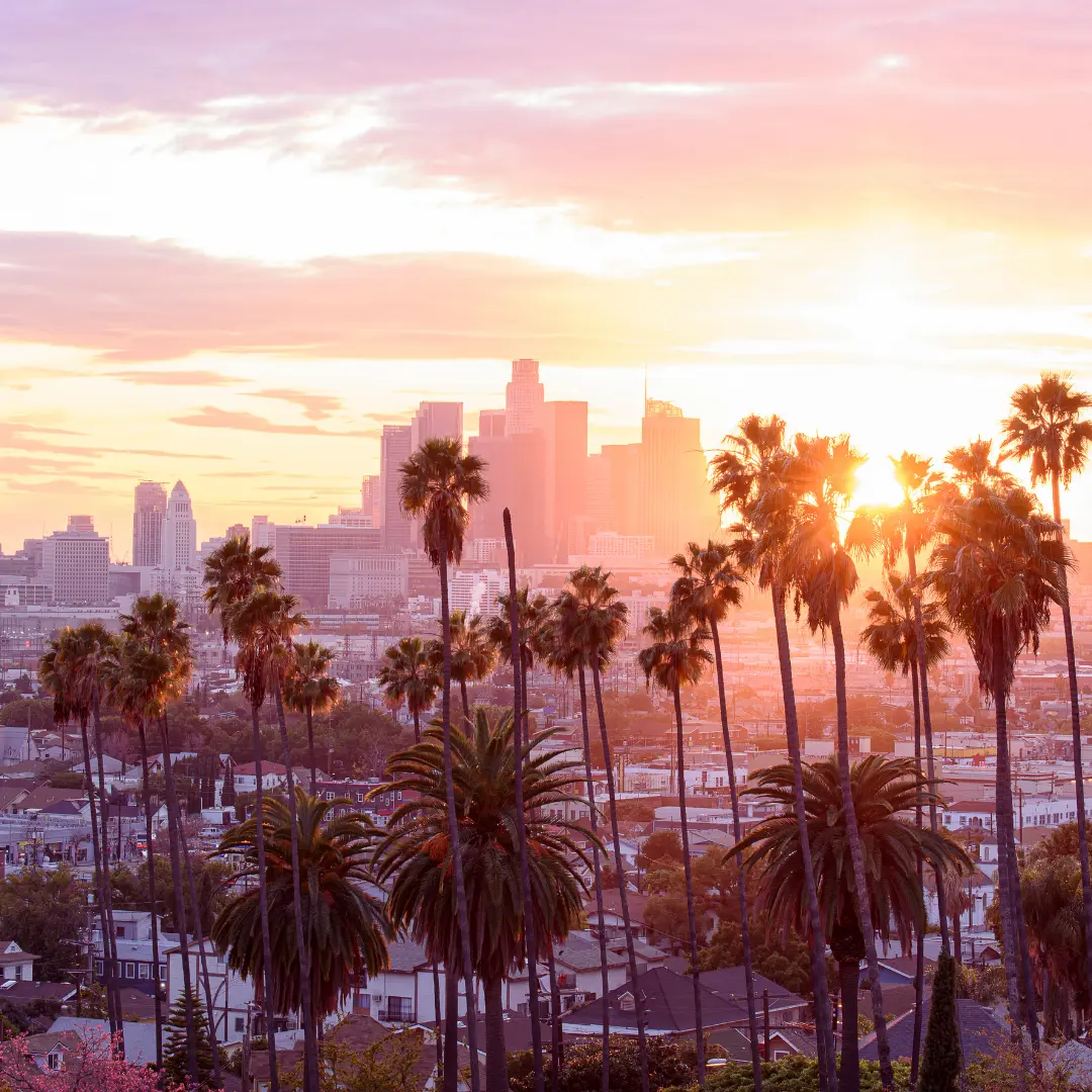 Sunset in Los Angeles