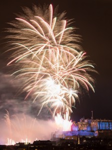 Edinburgh Fireworks Scotland UK