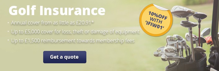 Golf landing page