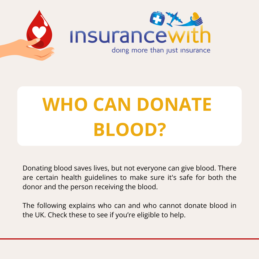 Insurancewith - Who can donate blood